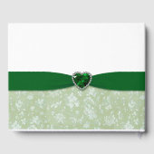 ダマスク55th結婚周年記念ゲストブック ゲストブック (裏面)