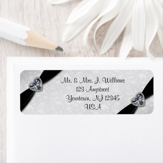 ダマスク60結婚周年 ラベル (インサイチュ)