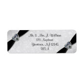 ダマスク60結婚周年 ラベル (正面)