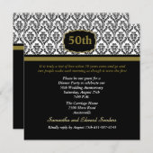 ダマスク いつでも使える 招待状 (正面/裏面)