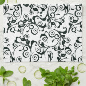 ダマスク キッチンタオル (折り畳み)