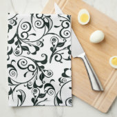 ダマスク キッチンタオル (四つ折り)