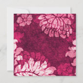 ダマスク - セリス  ブライズメイド 招待状 (裏面)