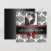 ダマスク・セーブ・ザ・デート写真 セーブザデート (正面/裏面)