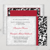 ダマスク・ディライト ウェディング招待状 招待状 (正面/裏面)