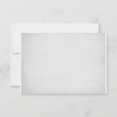 ダマスク＋デイジーのRSVP 招待状 (裏面)