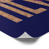 ダマスク・ニューオーリンズ・マスク・ポスター ポスター (角)