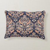 ダマスク・パターンにシームレスな対称スタイル。  アクセントクッション (裏面)