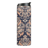 ダマスク・パターンにシームレスな対称スタイル。 タンブラー (回転左)