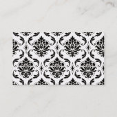 ダマスク・パープ結婚ルのフリードリンク・クーポン・カード 割引カード (裏面)