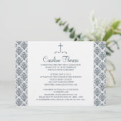 ダマスク・ファースト・コミュニオン 招待状 (スタンド正面)