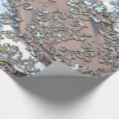 ダマスク・フロー・ダンス ラッピングペーパー (角)