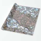 ダマスク・フロー・ダンス ラッピングペーパー (アンロールド)