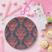 ダマスク ペーパープレート (パーティー)