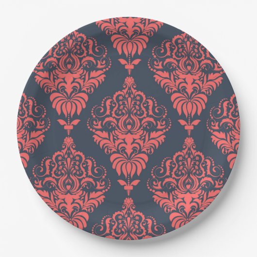 ダマスク ペーパープレート (正面)