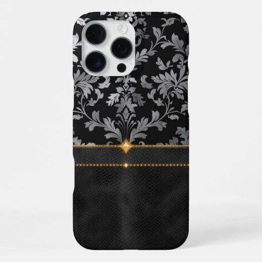 ダマスク ラグジュアリー iPhoneケース (裏面)