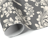 ダマスク ラッピングペーパー (ロールコーナー)