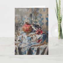 ダマスク – 折り畳みグリーティングカード