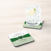 ダマスク 55周年結婚記念日 コースター (右側)