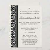 ダマスク 60周年記念祝賀会 招待状 (正面/裏面)