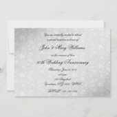 ダマスク 60周年 結婚記念日 招待状 (裏面)