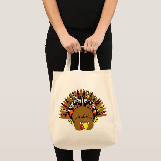 ダマスク#Cute #TURKEY #Organic買い物バッグ トートバッグ (正面(商品))