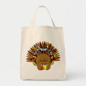 ダマスク#Cute #TURKEY #Organic買い物バッグ トートバッグ (正面)