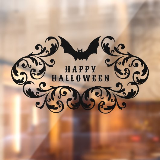 ダマスグラムこうもりハッピーハローウィン ウィンドウサイン (シート2)