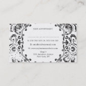 ダマスグランジク美容師アポイントメントカード 予約カード (裏面)