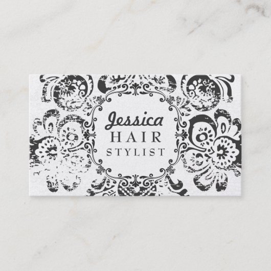 ダマスグランジク美容師アポイントメントカード 予約カード (正面)