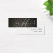 ダマスコモエレガントノグラム結婚式の引き出物ラベル (デスク)