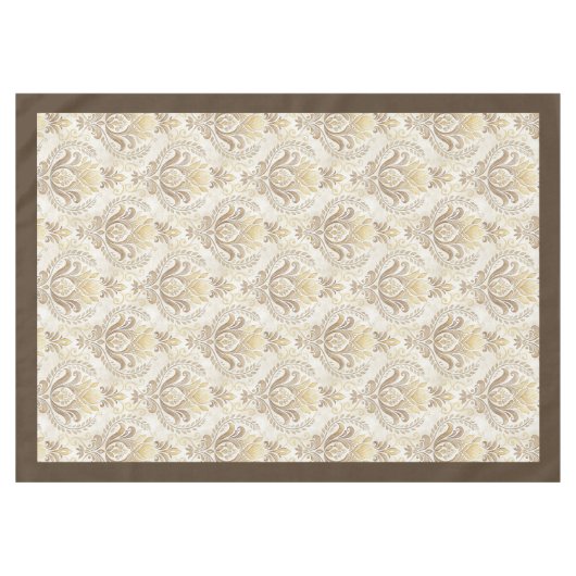 ダマスコ魅力的ージー洗練された宇宙 テーブルクロス (正面(横))