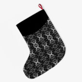 ダマスゴシッエレガントククリスマスストッキング ラージクリスマスストッキング (裏面 (吊り時))