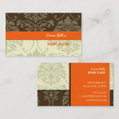 ダマスタイリッシュスク、ウェディングプランナー名刺 名刺 (正面/裏面)