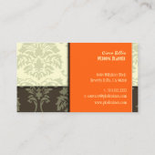 ダマスタイリッシュスク、ウェディングプランナー名刺 名刺 (裏面)