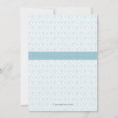 ダマス大切ク男の赤ちゃん誕生の発表 案内状 (裏面)