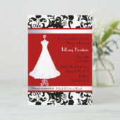 ダマス素晴らしクブライダルシャワーの招待 招待状 (スタンド正面)