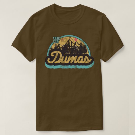 ダマス, アーカンソー州 Tシャツ (デザイン正面)