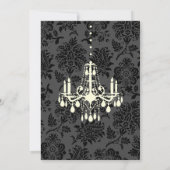 ダマビクトリアンスクウェディング招待状(アイボリー) 招待状 (裏面)