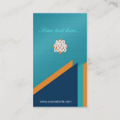 ダマモダンスクフェミニンはっきりした名刺 名刺 (裏面)