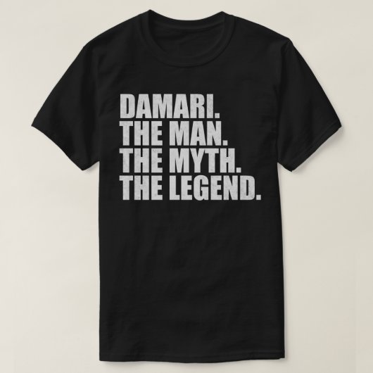 ダマリダマリ与え名名 Tシャツ (デザイン正面)