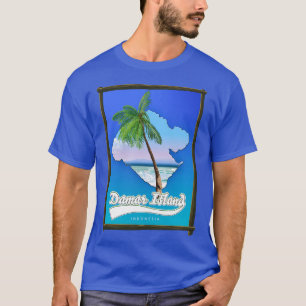 ダマール島インドネシアの地図 Tシャツ