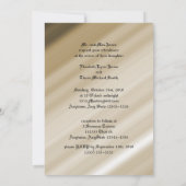 ダマ動揺してスクグランジ結婚ゴシック 招待状 (裏面)