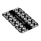 ダマ王室のスク白黒 マグネット (右側)