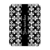 ダマ王室のスク白黒 マグネット (縦)