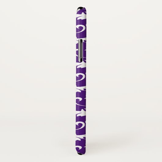 ダマ華美スクパターン(の模様が)ある Case-Mate iPhoneケース (裏面/右)