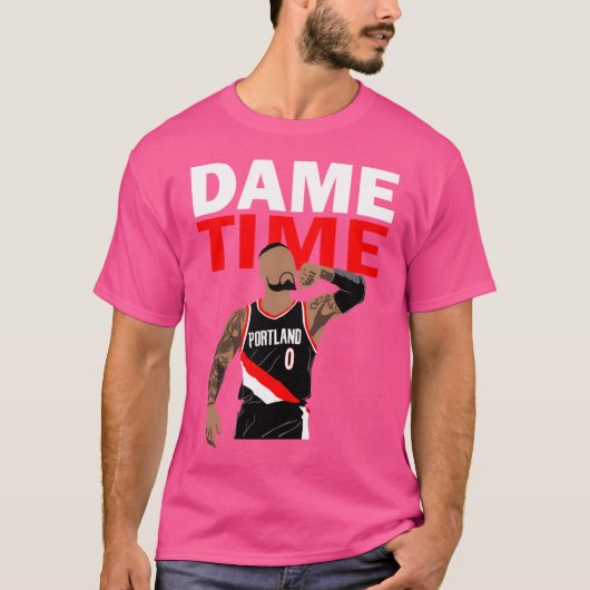 ダミアン・リラードのタイムだ Tシャツ (正面)