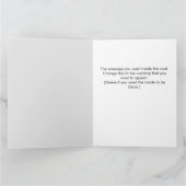 ダミー新聞のヘッドラインの引退 カード (内部)