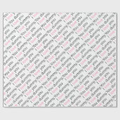 ダミー、私は愛します ラッピングペーパー (フラット)