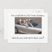 ダミ学ーから多くのことが可能 ポストカード (正面/裏面)